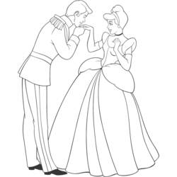 Dibujo para colorear: Cinderella (Películas de animación) #129543 - Dibujos para Colorear e Imprimir Gratis