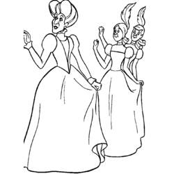Dibujo para colorear: Cinderella (Películas de animación) #129562 - Dibujos para Colorear e Imprimir Gratis