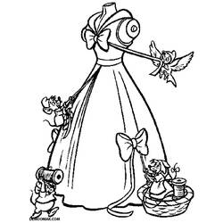 Dibujo para colorear: Cinderella (Películas de animación) #129573 - Dibujos para Colorear e Imprimir Gratis