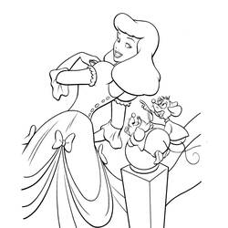 Dibujo para colorear: Cinderella (Películas de animación) #129576 - Dibujos para Colorear e Imprimir Gratis