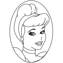 Dibujo para colorear: Cinderella (Películas de animación) #129629 - Dibujos para Colorear e Imprimir Gratis