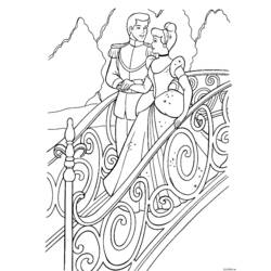 Dibujo para colorear: Cinderella (Películas de animación) #129639 - Dibujos para Colorear e Imprimir Gratis