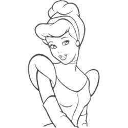 Dibujo para colorear: Cinderella (Películas de animación) #129640 - Dibujos para Colorear e Imprimir Gratis