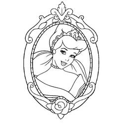 Dibujo para colorear: Cinderella (Películas de animación) #129647 - Dibujos para Colorear e Imprimir Gratis