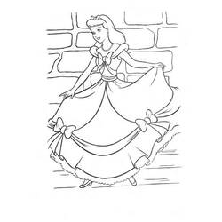 Dibujo para colorear: Cinderella (Películas de animación) #129726 - Dibujos para Colorear e Imprimir Gratis