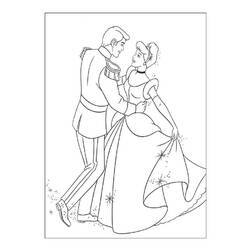 Dibujo para colorear: Cinderella (Películas de animación) #129743 - Dibujos para Colorear e Imprimir Gratis
