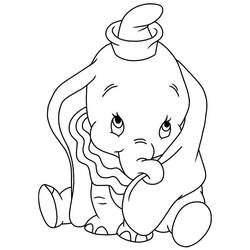 Dibujos para colorear: Dumbo - Dibujos para Colorear e Imprimir Gratis