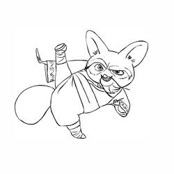 Dibujo para colorear: Kung Fu Panda (Películas de animación) #73314 - Dibujos para Colorear e Imprimir Gratis