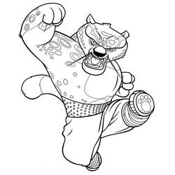 Dibujo para colorear: Kung Fu Panda (Películas de animación) #73315 - Dibujos para Colorear e Imprimir Gratis