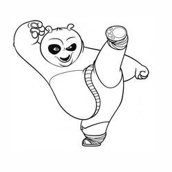 Dibujo para colorear: Kung Fu Panda (Películas de animación) #73323 - Dibujos para Colorear e Imprimir Gratis