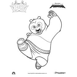 Dibujo para colorear: Kung Fu Panda (Películas de animación) #73338 - Dibujos para Colorear e Imprimir Gratis
