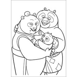 Dibujo para colorear: Kung Fu Panda (Películas de animación) #73351 - Dibujos para Colorear e Imprimir Gratis