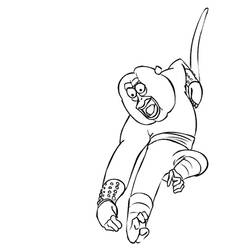 Dibujo para colorear: Kung Fu Panda (Películas de animación) #73369 - Dibujos para Colorear e Imprimir Gratis