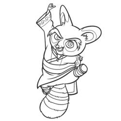 Dibujo para colorear: Kung Fu Panda (Películas de animación) #73390 - Dibujos para Colorear e Imprimir Gratis
