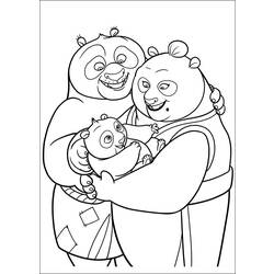 Dibujo para colorear: Kung Fu Panda (Películas de animación) #73412 - Dibujos para Colorear e Imprimir Gratis