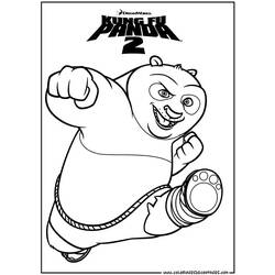 Dibujo para colorear: Kung Fu Panda (Películas de animación) #73459 - Dibujos para Colorear e Imprimir Gratis
