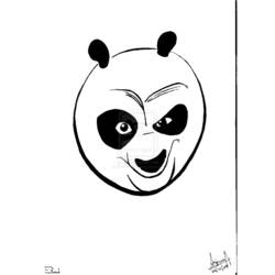 Dibujo para colorear: Kung Fu Panda (Películas de animación) #73471 - Dibujos para Colorear e Imprimir Gratis