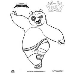 Dibujo para colorear: Kung Fu Panda (Películas de animación) #73519 - Dibujos para Colorear e Imprimir Gratis