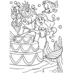 Dibujo para colorear: La Sirenita (Películas de animación) #127234 - Dibujos para Colorear e Imprimir Gratis