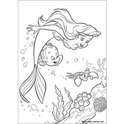 Dibujo para colorear: La Sirenita (Películas de animación) #127237 - Dibujos para Colorear e Imprimir Gratis