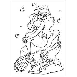 Dibujo para colorear: La Sirenita (Películas de animación) #127321 - Dibujos para Colorear e Imprimir Gratis
