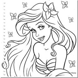 Dibujo para colorear: La Sirenita (Películas de animación) #127346 - Dibujos para Colorear e Imprimir Gratis