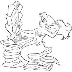 Dibujo para colorear: La Sirenita (Películas de animación) #127448 - Dibujos para Colorear e Imprimir Gratis