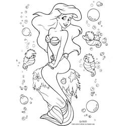 Dibujo para colorear: La Sirenita (Películas de animación) #127475 - Dibujos para Colorear e Imprimir Gratis