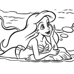 Dibujo para colorear: La Sirenita (Películas de animación) #127491 - Dibujos para Colorear e Imprimir Gratis