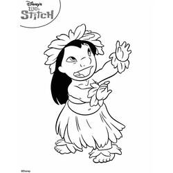 Dibujo para colorear: Lilo & Stitch (Películas de animación) #44828 - Dibujos para Colorear e Imprimir Gratis
