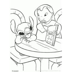 Dibujo para colorear: Lilo & Stitch (Películas de animación) #44864 - Dibujos para Colorear e Imprimir Gratis