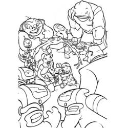 Dibujo para colorear: Lilo & Stitch (Películas de animación) #44865 - Dibujos para Colorear e Imprimir Gratis
