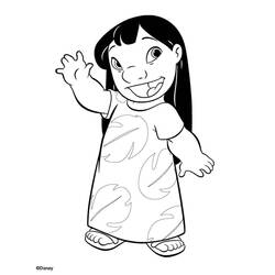 Dibujo para colorear: Lilo & Stitch (Películas de animación) #44891 - Dibujos para Colorear e Imprimir Gratis