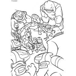 Dibujo para colorear: Lilo & Stitch (Películas de animación) #44896 - Dibujos para Colorear e Imprimir Gratis