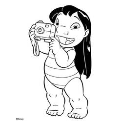 Dibujo para colorear: Lilo & Stitch (Películas de animación) #44899 - Dibujos para Colorear e Imprimir Gratis