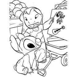 Dibujo para colorear: Lilo & Stitch (Películas de animación) #44932 - Dibujos para Colorear e Imprimir Gratis
