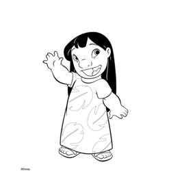 Dibujo para colorear: Lilo & Stitch (Películas de animación) #44949 - Dibujos para Colorear e Imprimir Gratis