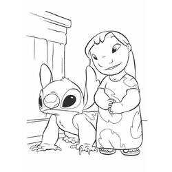 Dibujo para colorear: Lilo & Stitch (Películas de animación) #44998 - Dibujos para Colorear e Imprimir Gratis