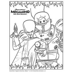 Dibujo para colorear: Megamind (Películas de animación) #46326 - Dibujos para Colorear e Imprimir Gratis