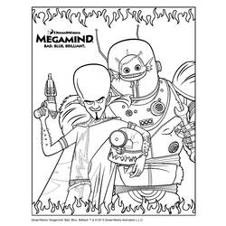 Dibujo para colorear: Megamind (Películas de animación) #46512 - Dibujos para Colorear e Imprimir Gratis