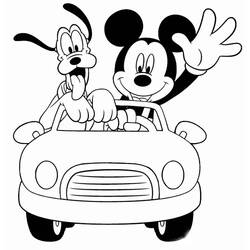 Dibujo para colorear: Mickey (Películas de animación) #170094 - Dibujos para Colorear e Imprimir Gratis