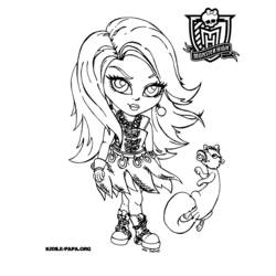 Dibujo para colorear: Monster High (Películas de animación) #24837 - Dibujos para Colorear e Imprimir Gratis