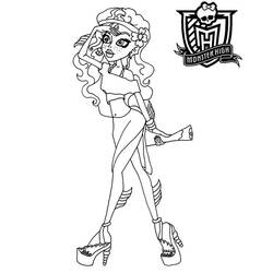 Dibujo para colorear: Monster High (Películas de animación) #24842 - Dibujos para Colorear e Imprimir Gratis