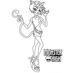 Dibujo para colorear: Monster High (Películas de animación) #24846 - Dibujos para Colorear e Imprimir Gratis
