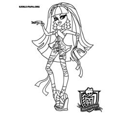 Dibujo para colorear: Monster High (Películas de animación) #24859 - Dibujos para Colorear e Imprimir Gratis