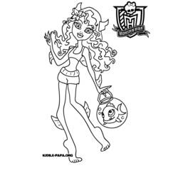 Dibujo para colorear: Monster High (Películas de animación) #24894 - Dibujos para Colorear e Imprimir Gratis