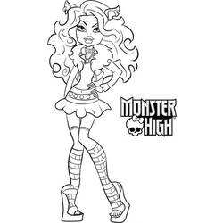Dibujo para colorear: Monster High (Películas de animación) #24898 - Dibujos para Colorear e Imprimir Gratis