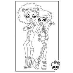 Dibujo para colorear: Monster High (Películas de animación) #24911 - Dibujos para Colorear e Imprimir Gratis