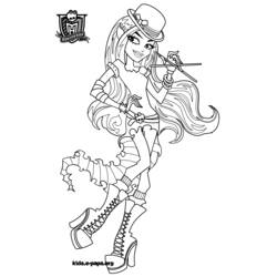 Dibujo para colorear: Monster High (Películas de animación) #24916 - Dibujos para Colorear e Imprimir Gratis