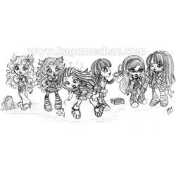 Dibujo para colorear: Monster High (Películas de animación) #24920 - Dibujos para Colorear e Imprimir Gratis